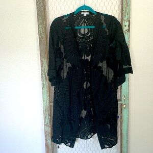 Adore Black Coverup / Duster.